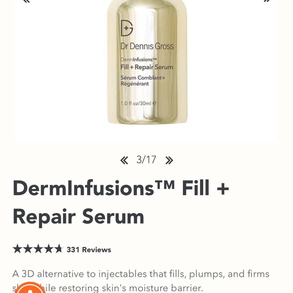 Dr Dennis Gross Gold Fill + Repair Serum NWOB